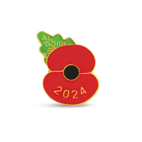 2024 Dated Poppy Lapel Pin - £3