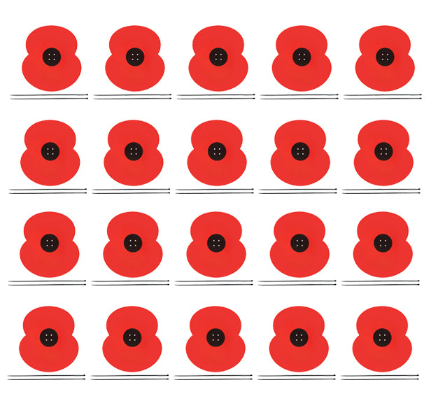 Large Poppy - Pack of 20