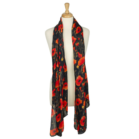 Poppy Field Lightweight Scarf