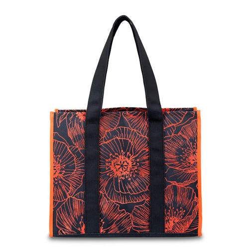 Poppy Silhouette rPET Shopper Bag