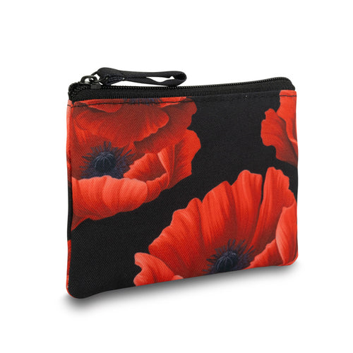 Tumbling Poppies rPET Coin Purse