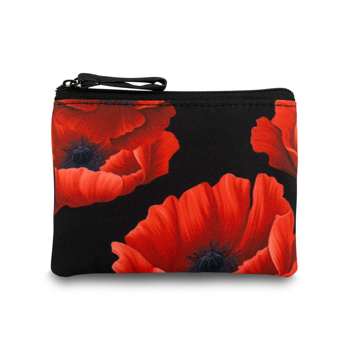 Tumbling Poppies rPET Coin Purse