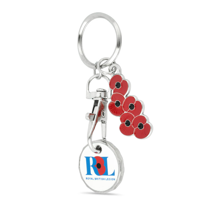 Falling Poppies Trolley Coin