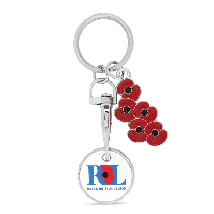 Falling Poppies Trolley Coin