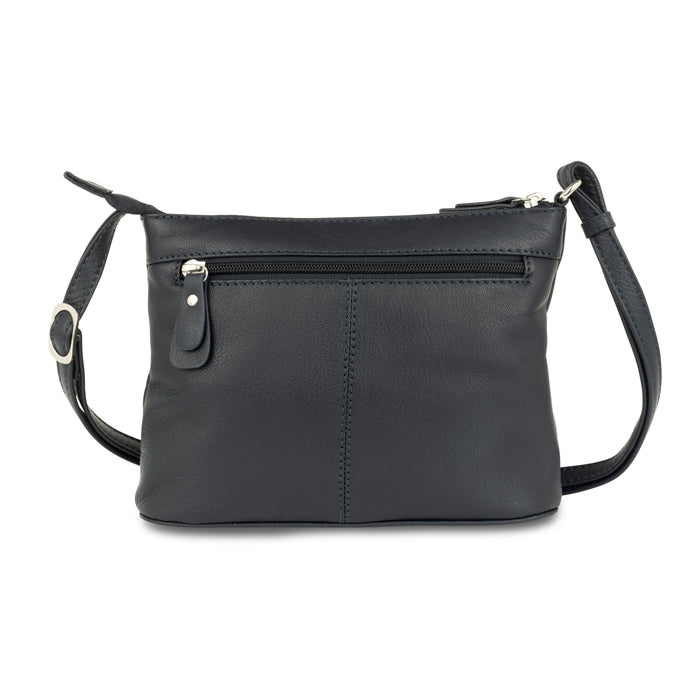 Poppy Field Leather Crossbody Bag