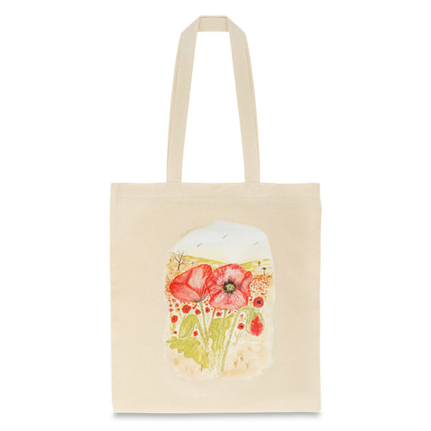 Recovery Through The Arts Poppy Field Tote Bag