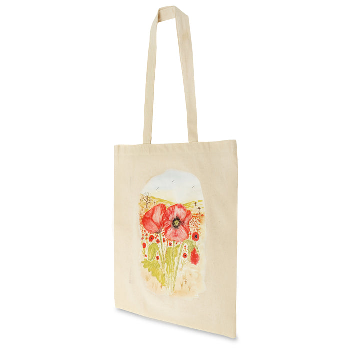 Bravo 22 Poppy Field Tote Bag