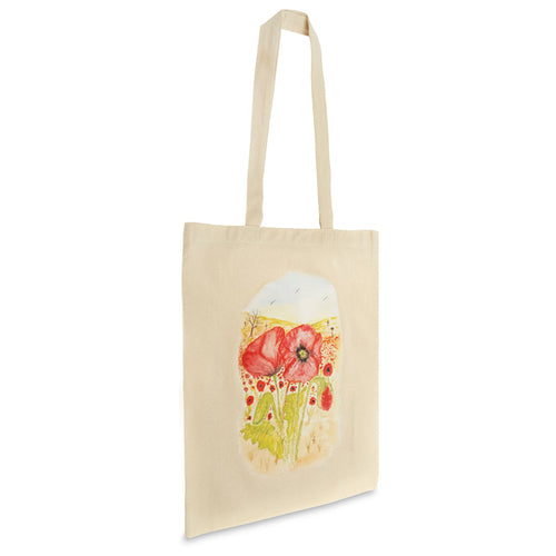 Bravo 22 Poppy Field Tote Bag