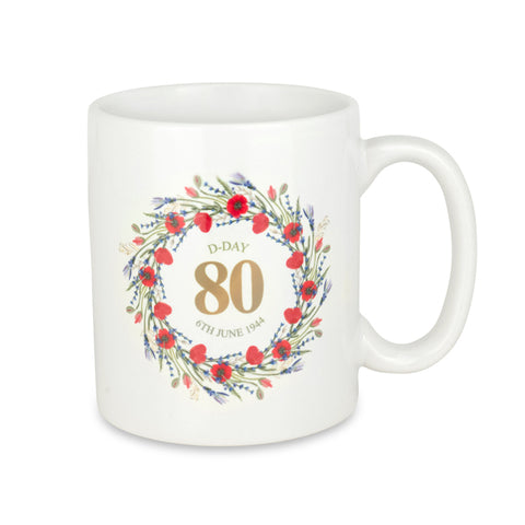 D-Day 80 Wreath Mug