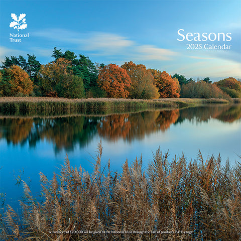 National Trust Seasons Wall Calendar 2025