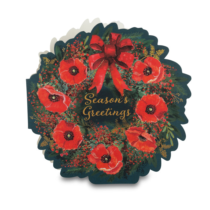 Christmas Wreath Christmas Cards - Pack of 10