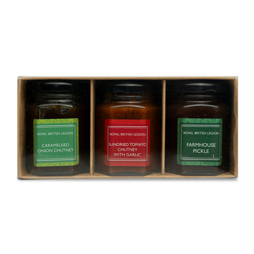 Royal British Legion Chutney Trio Set