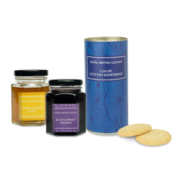 Royal British Legion Shortbread and Preserve Gift Set