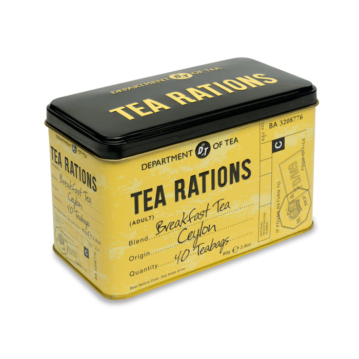 Rations Tea Tin: Traditional English Tea