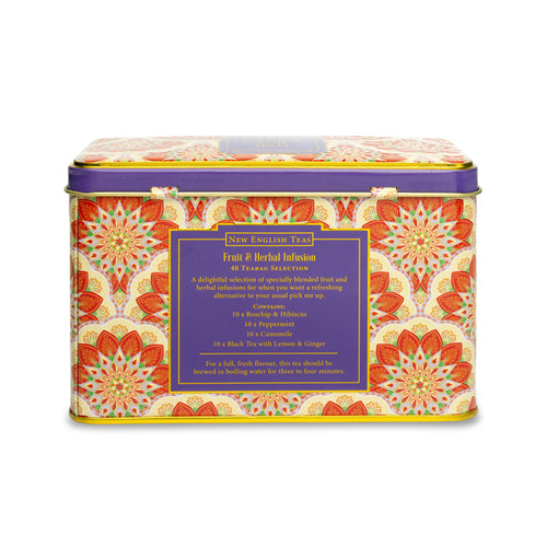 Art Deco Fruit and Herbal Tea Tin