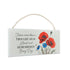 Loved and Remembered Poppies and Cornflowers Plaque