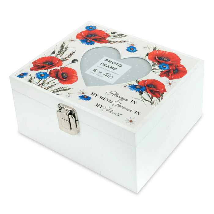 Always in My Heart Poppies and Cornflowers Memory Box