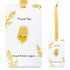 Poppy with Stem Gold Pin Badge Favours - Pack of 10