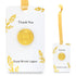 Embossed Poppy Gold Pin Badge Favours - Pack of 10