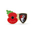 AFC Bournemouth Poppy Football Pin 2024