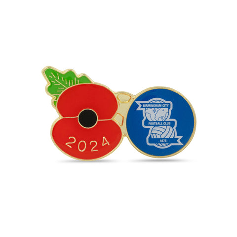 Birmingham City Poppy Football Pin 2024