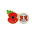 Leyton Orient Poppy Football Pin 2024