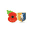 Mansfield Town Poppy Football Pin 2024