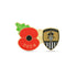 Notts County Poppy Football Pin 2024