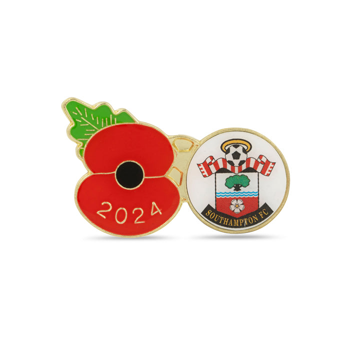 Southampton Poppy Football Pin 2024