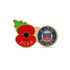 Bath Poppy Rugby Pin 2024