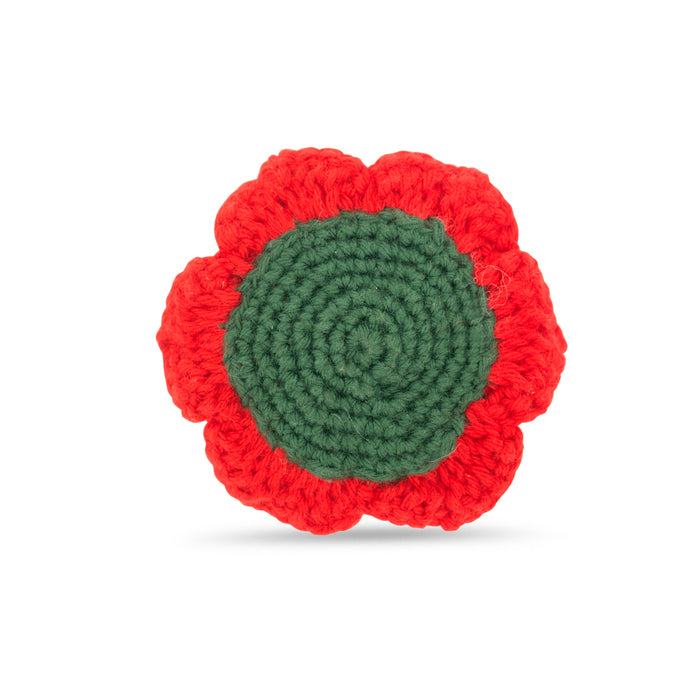 Three Layer Poppy Crochet Brooch | Poppy Shop UK