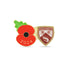 Morecambe Poppy Football Pin 2024