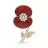 Secret Operations Poppy Brooch