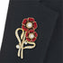 Poppy Pearl Gold Plated Brooch