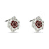 Art Deco Vintage Poppy Stud Earrings