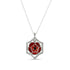 Art Deco Vintage Poppy Necklace