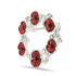 Poppy Petal Wreath Pin