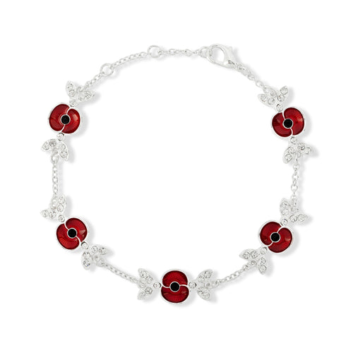 Poppy Petal Wreath Bracelet