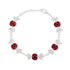 Poppy Petal Wreath Bracelet