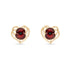 Entwined Heart Stud Earrings