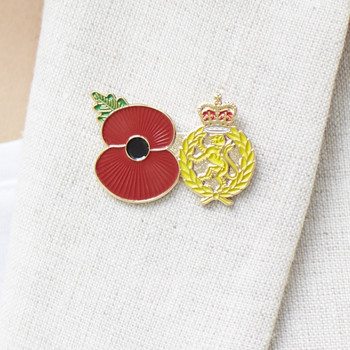 Poppy Service Pin Womens Royal Army Corps